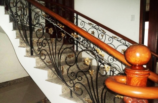 Cầu thang sắt nghệ thuật Châu Âu MDSCA01